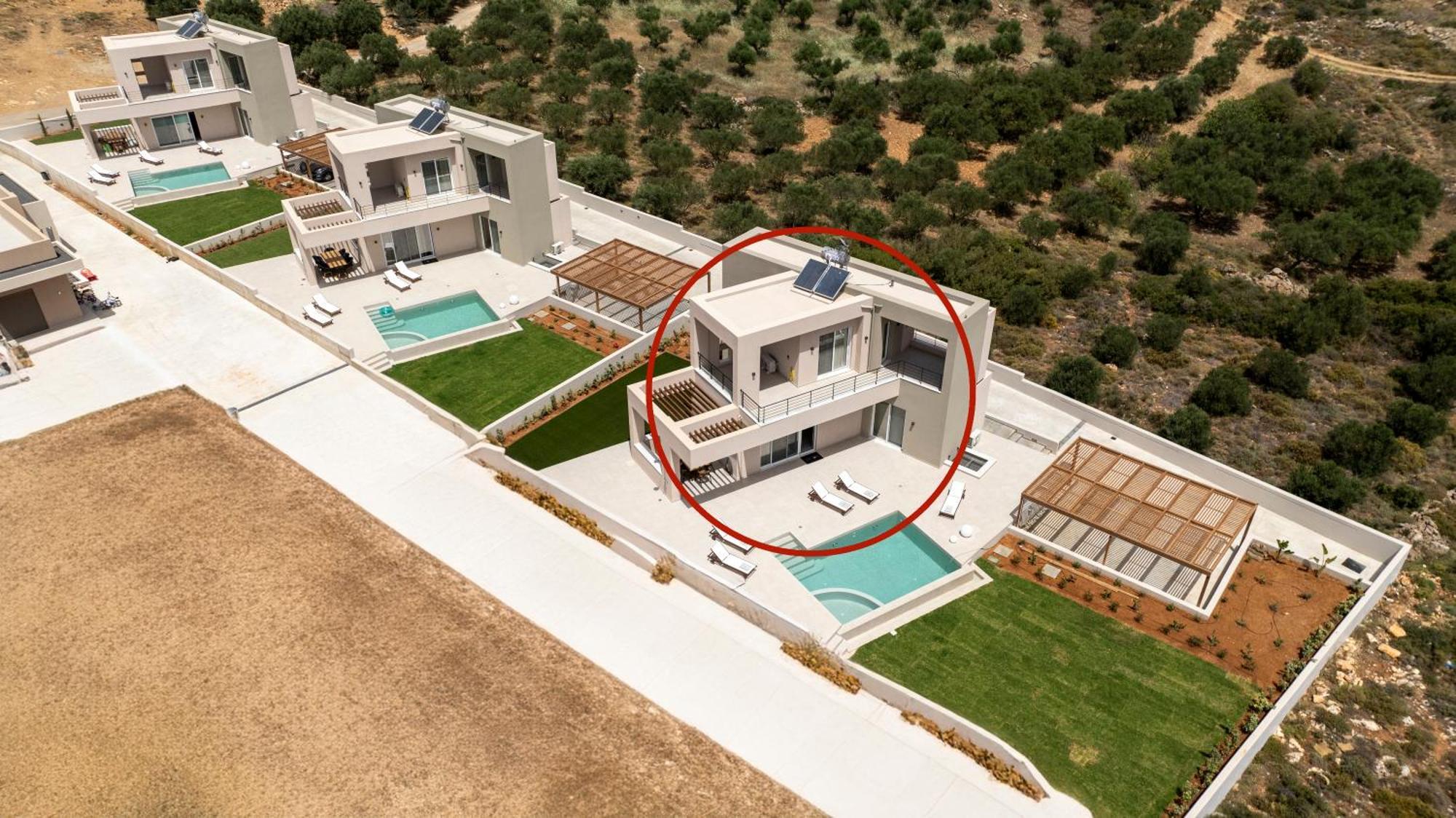 Blue Sky Villas Arkalochórion Habitación foto